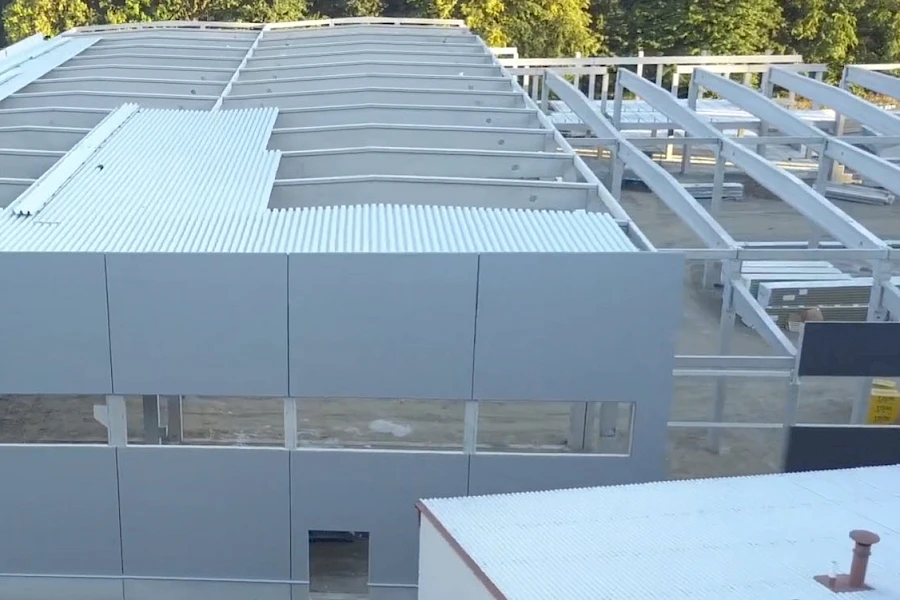 Nový výrobní areál Techplast Česká Třebová — reference statického návrhu, fotografie 4