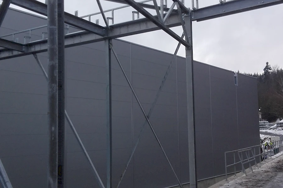 Nový výrobní areál Techplast Česká Třebová — reference statického návrhu, fotografie 11